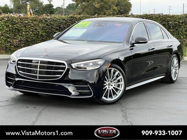 used 2022 Mercedes-Benz S-Class car, priced at $61,999