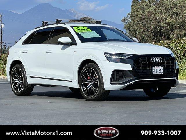 used 2021 Audi Q8 car, priced at $31,555