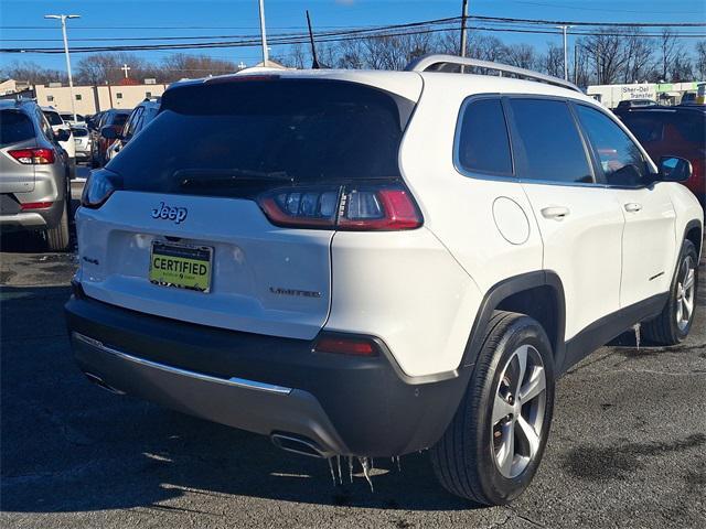 used 2021 Jeep Cherokee car, priced at $24,990