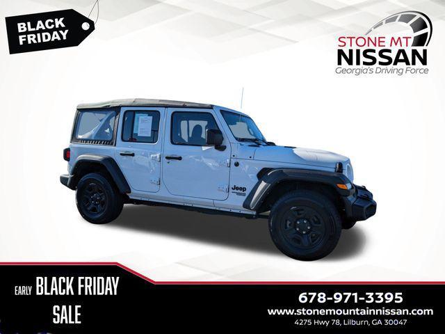 used 2021 Jeep Wrangler Unlimited car, priced at $26,799