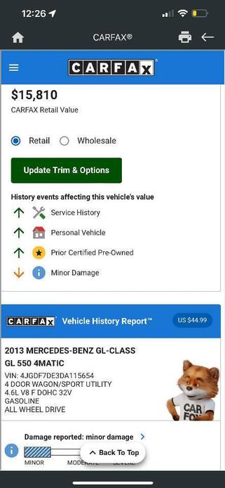 used 2013 Mercedes-Benz GL-Class car, priced at $14,995