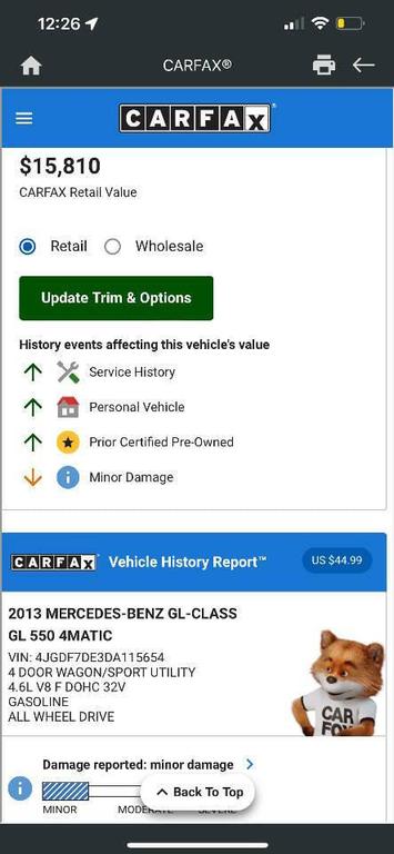 used 2013 Mercedes-Benz GL-Class car, priced at $15,995