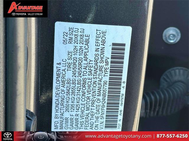 used 2022 Honda Pilot car, priced at $29,999
