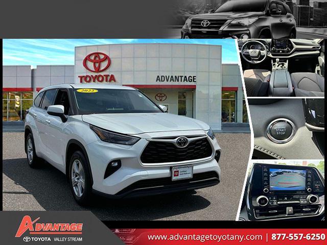 used 2022 Toyota Highlander car, priced at $31,989