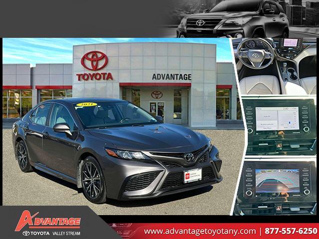 used 2021 Toyota Camry car, priced at $22,500