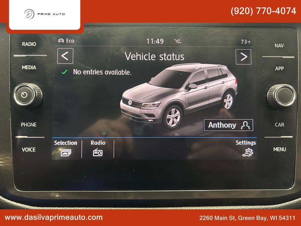 used 2018 Volkswagen Tiguan car, priced at $12,990