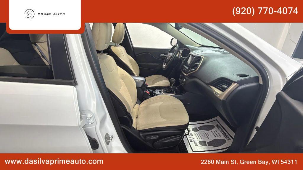 used 2016 Jeep Cherokee car, priced at $13,990