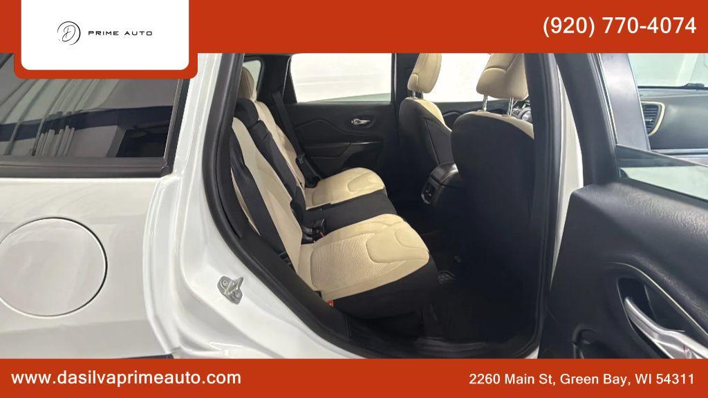 used 2016 Jeep Cherokee car, priced at $13,990