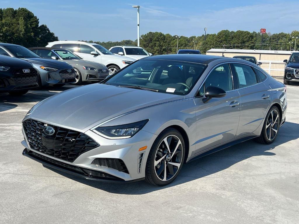 used 2021 Hyundai Sonata car, priced at $17,895