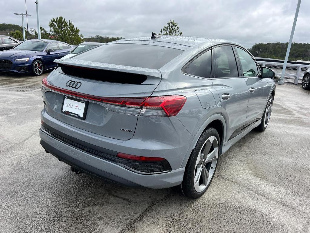 new 2025 Audi Q4 e-tron Sportback car, priced at $66,185