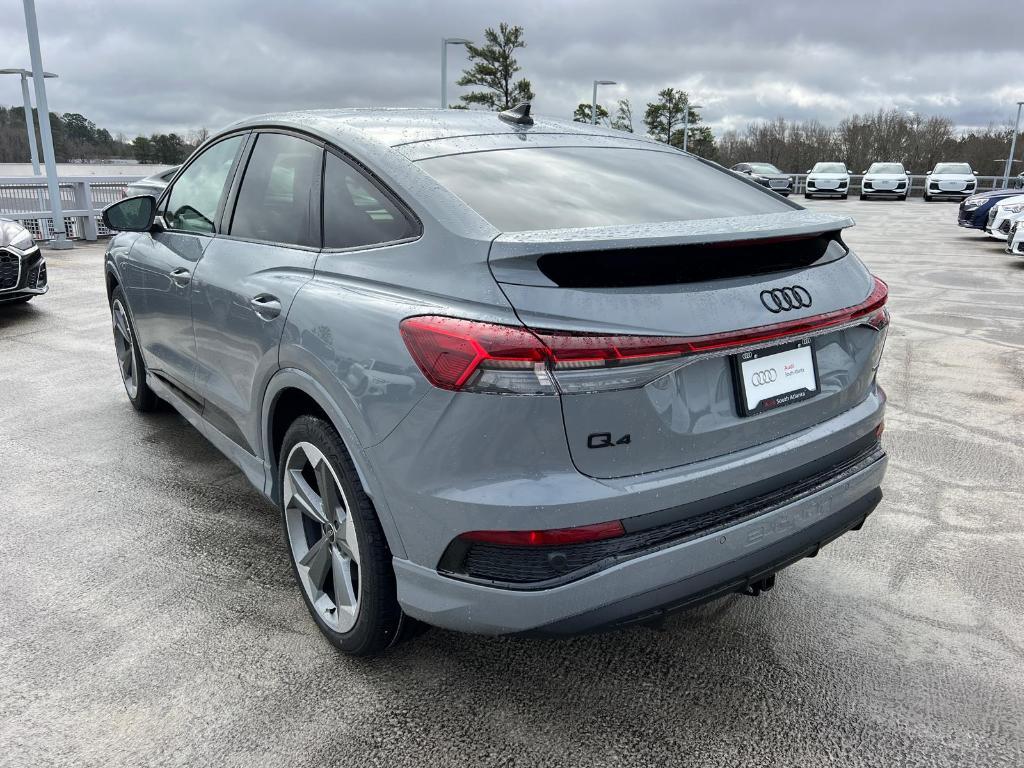 new 2025 Audi Q4 e-tron Sportback car, priced at $66,185