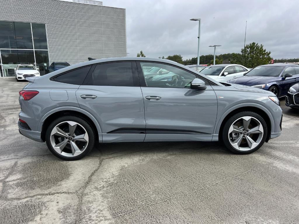 new 2025 Audi Q4 e-tron Sportback car, priced at $66,185