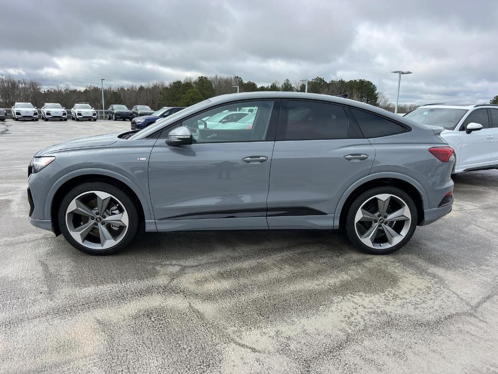 new 2025 Audi Q4 e-tron Sportback car, priced at $66,185