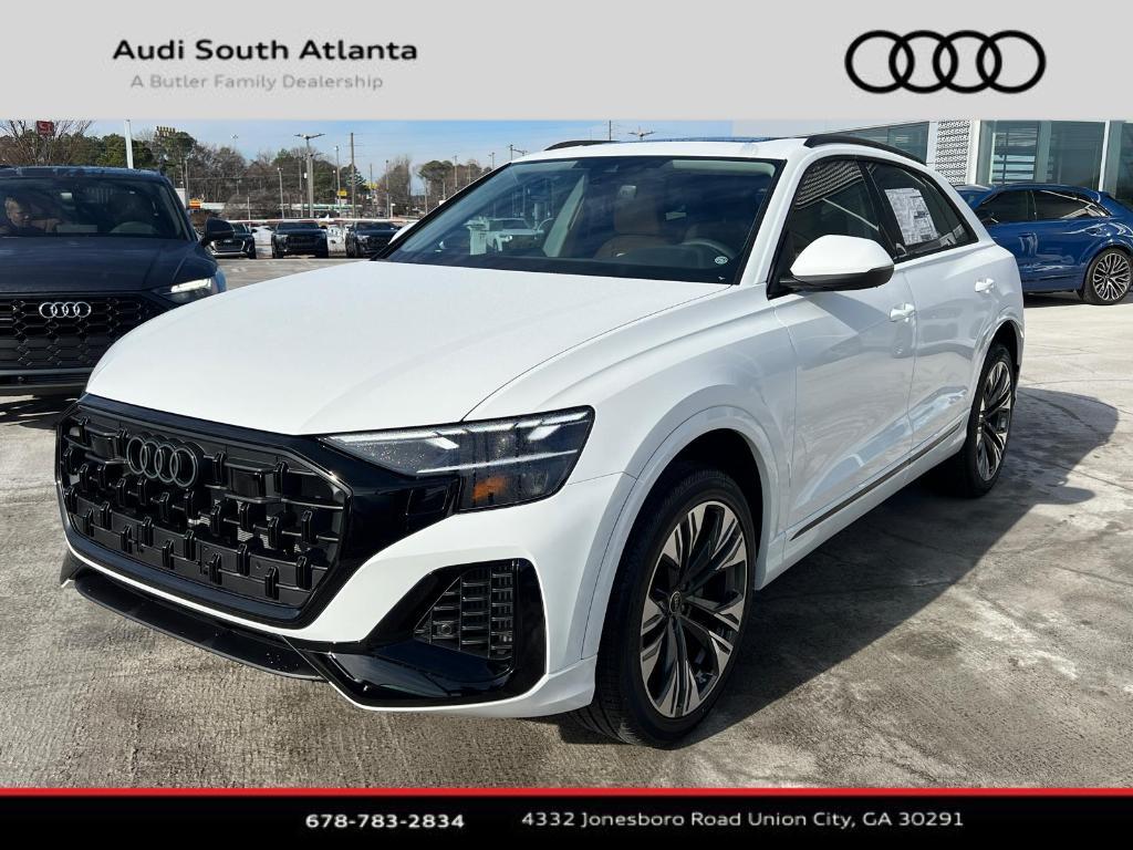 new 2025 Audi Q8 car, priced at $76,525