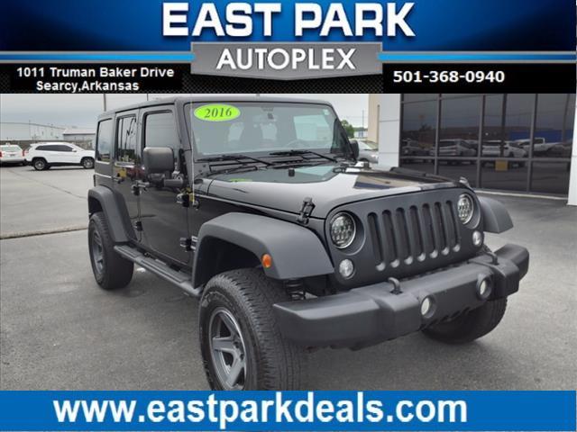 used 2016 Jeep Wrangler Unlimited car, priced at $25,988