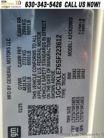 new 2025 Chevrolet Silverado 2500 car, priced at $52,615