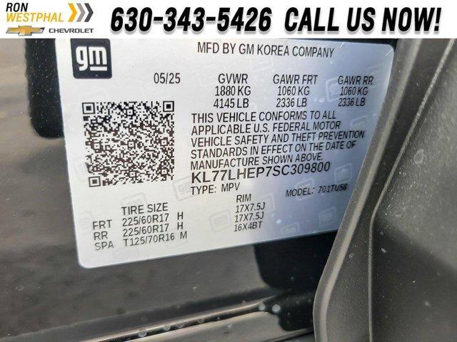 new 2025 Chevrolet Trax car, priced at $25,760