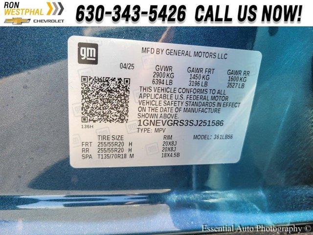 new 2025 Chevrolet Traverse car, priced at $46,520