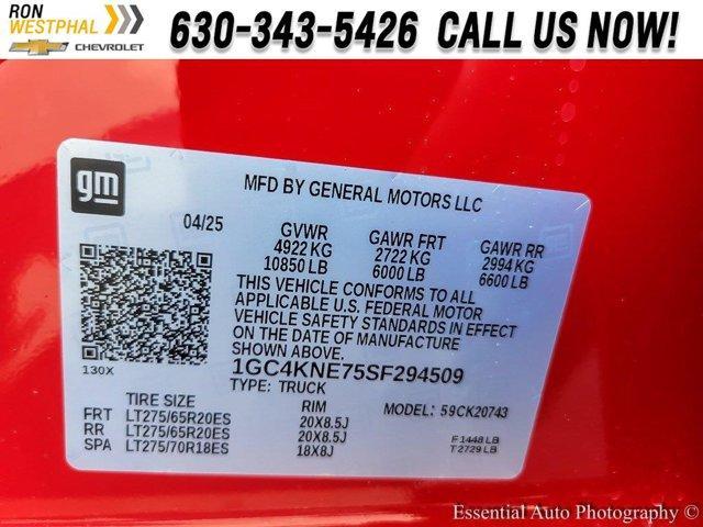 new 2025 Chevrolet Silverado 2500 car, priced at $68,305
