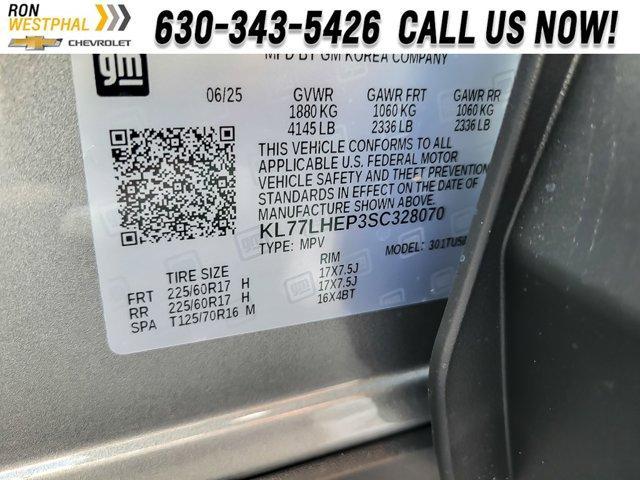 new 2025 Chevrolet Trax car, priced at $24,965