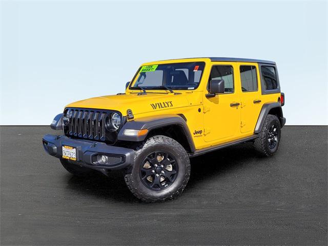 used 2021 Jeep Wrangler car, priced at $27,588