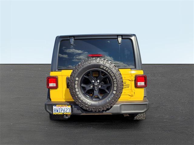 used 2021 Jeep Wrangler car, priced at $27,588