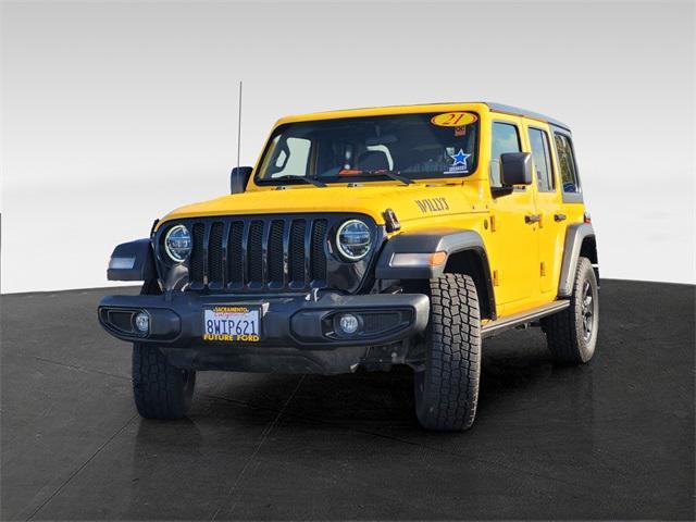 used 2021 Jeep Wrangler car, priced at $27,988