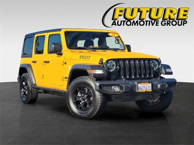 used 2021 Jeep Wrangler car, priced at $27,988