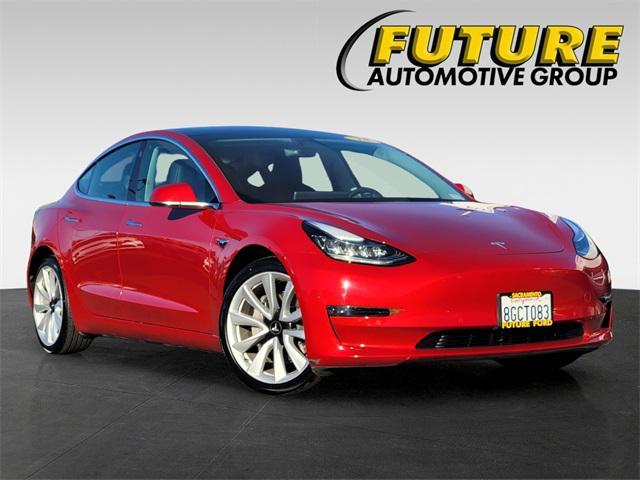 used 2018 Tesla Model 3 car, priced at $27,988