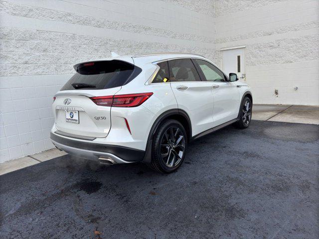 used 2022 INFINITI QX50 car, priced at $34,498