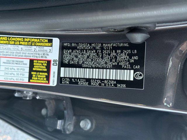 used 2022 Lexus ES 350 car, priced at $34,499