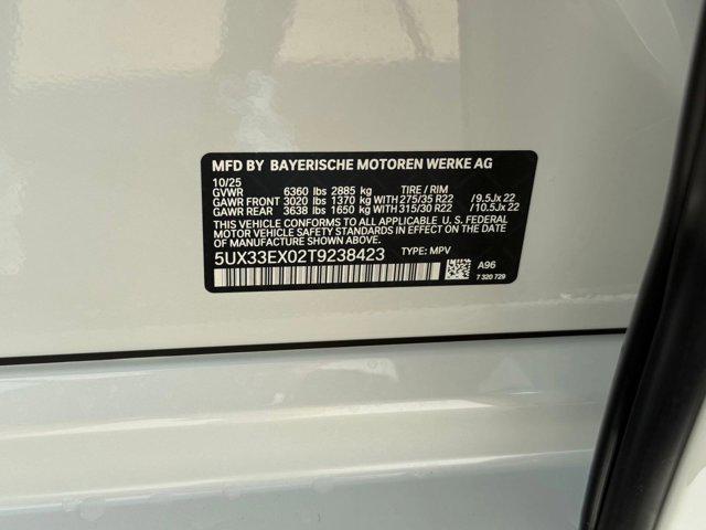 new 2026 BMW X6 car, priced at $86,275