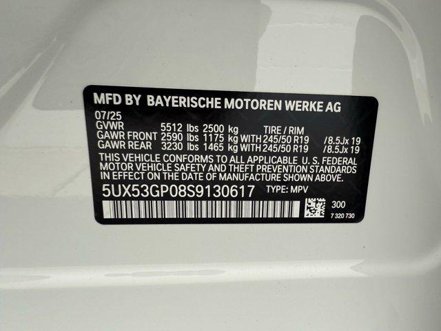 new 2025 BMW X3 car, priced at $58,835