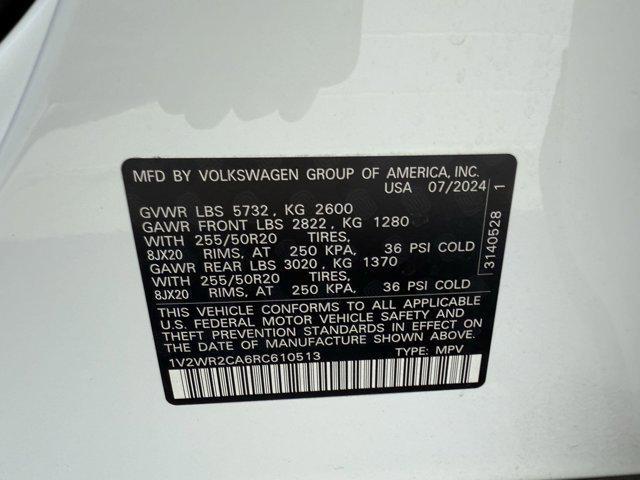 used 2024 Volkswagen Atlas car, priced at $33,999