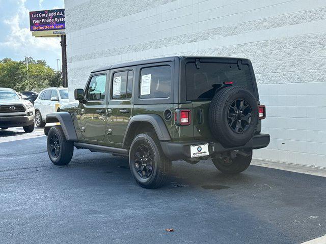 used 2021 Jeep Wrangler Unlimited car, priced at $30,999