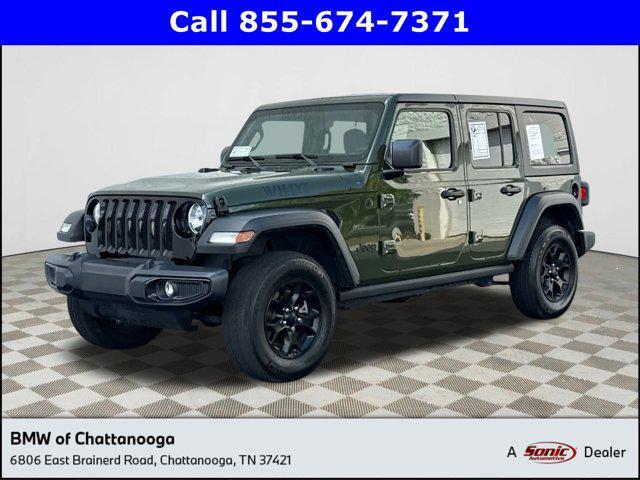 used 2021 Jeep Wrangler Unlimited car, priced at $30,999