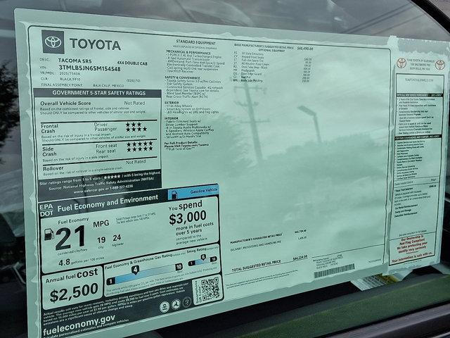 new 2025 Toyota Tacoma car, priced at $41,865