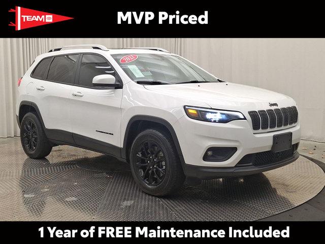 used 2021 Jeep Cherokee car, priced at $24,991