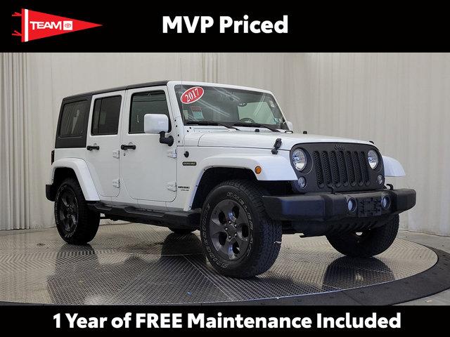 used 2017 Jeep Wrangler Unlimited car, priced at $19,998