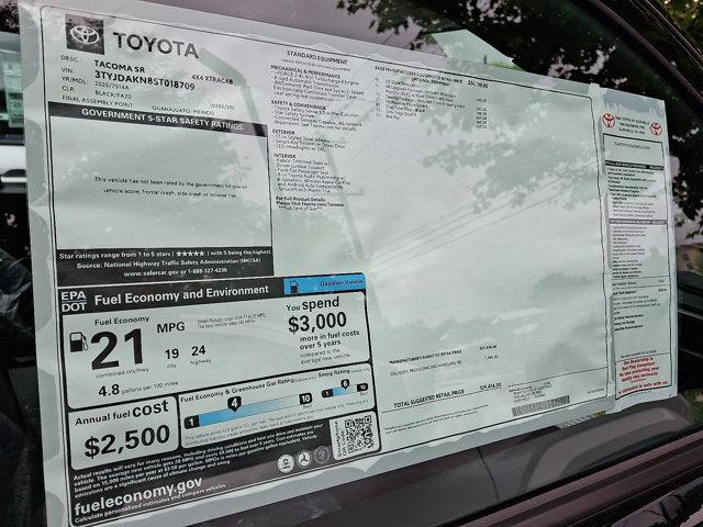 new 2025 Toyota Tacoma car, priced at $37,774