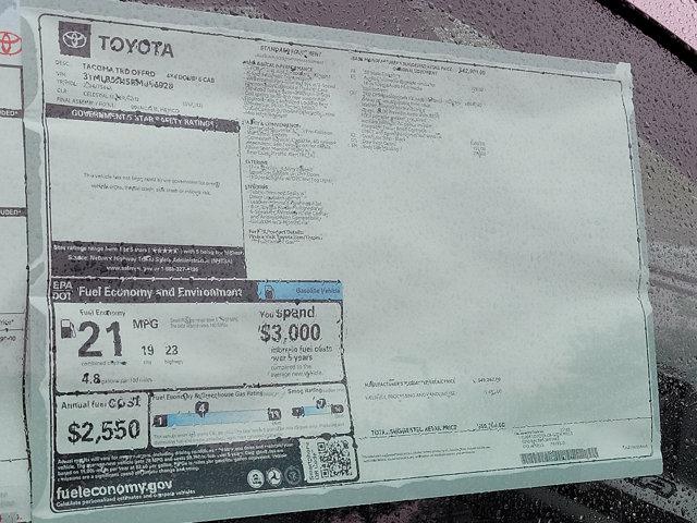 new 2024 Toyota Tacoma car, priced at $47,544