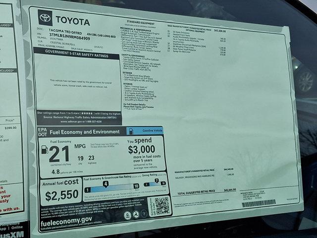 new 2024 Toyota Tacoma car, priced at $45,612