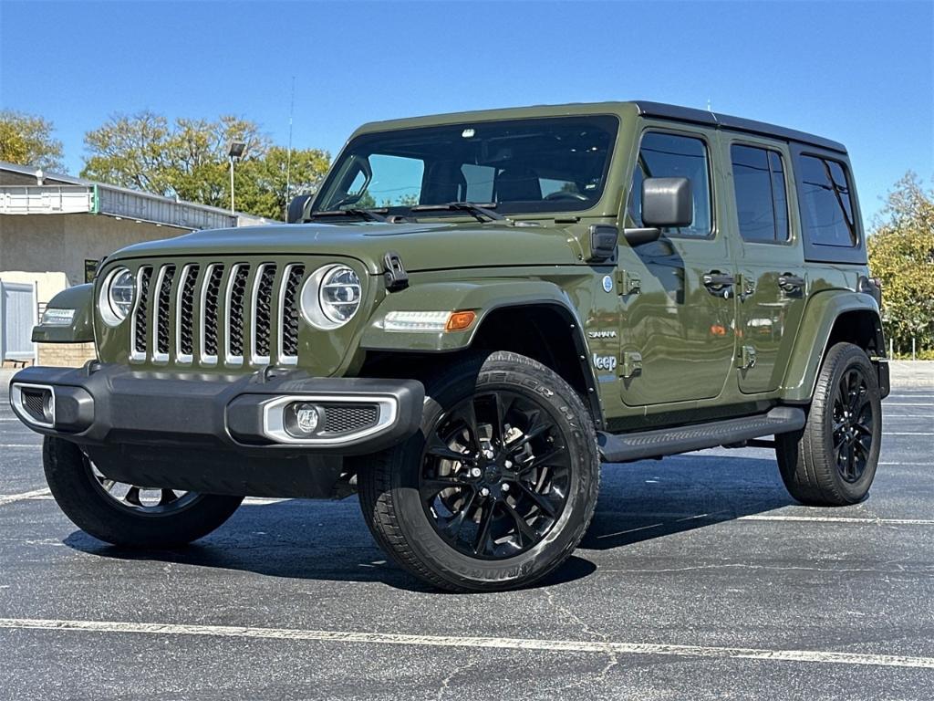 used 2021 Jeep Wrangler Unlimited 4xe car, priced at $25,000
