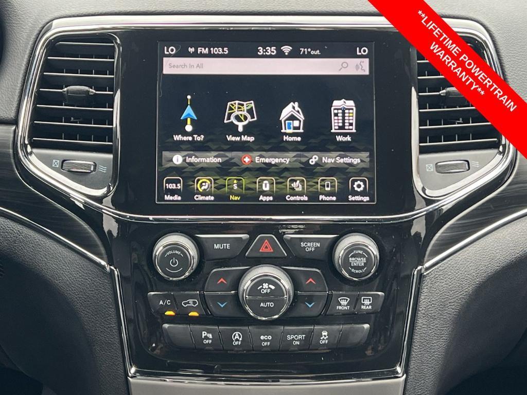 used 2020 Jeep Grand Cherokee car, priced at $21,000