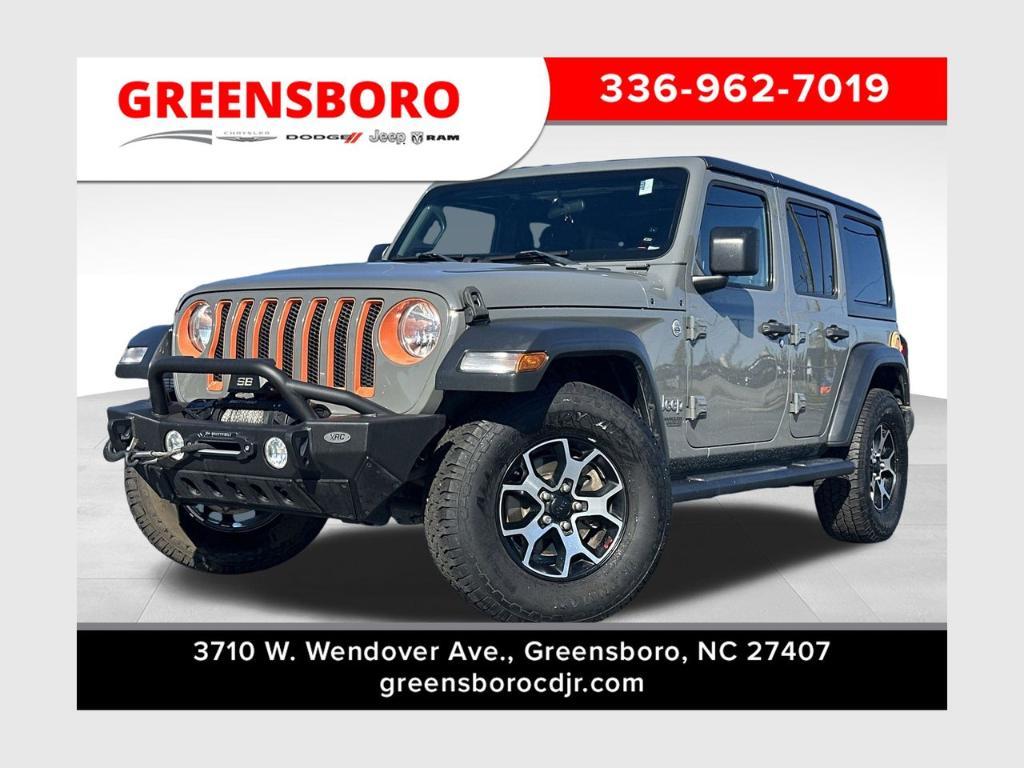 used 2018 Jeep Wrangler Unlimited car, priced at $18,000