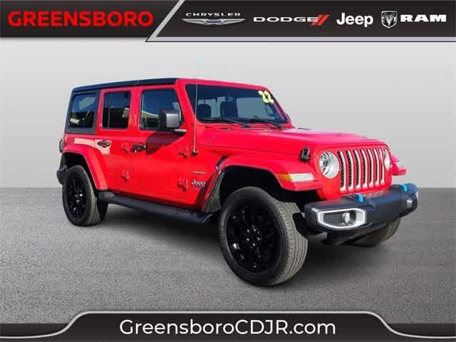 used 2022 Jeep Wrangler Unlimited 4xe car, priced at $37,370