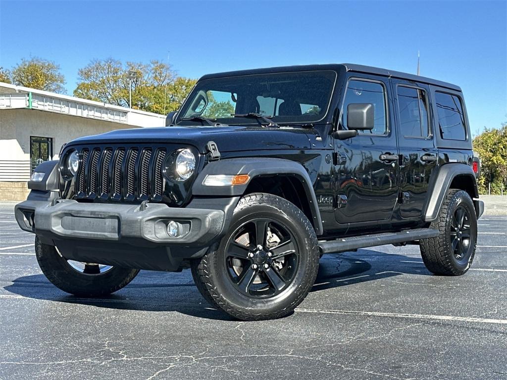 used 2021 Jeep Wrangler Unlimited car, priced at $27,015