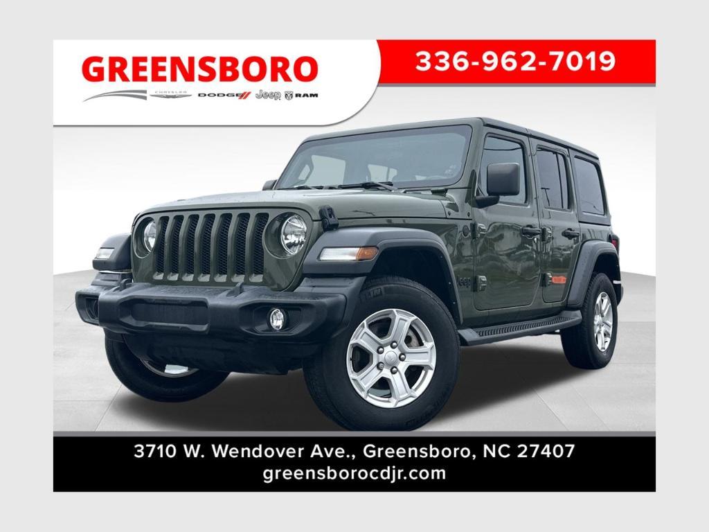 used 2021 Jeep Wrangler Unlimited car, priced at $28,500