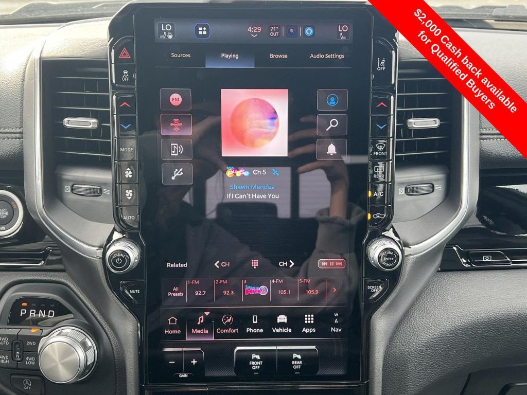 new 2025 Ram 1500 car, priced at $66,006