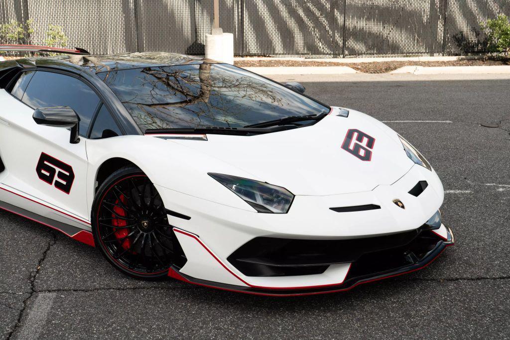 used 2021 Lamborghini Aventador SVJ car, priced at $1,249,999